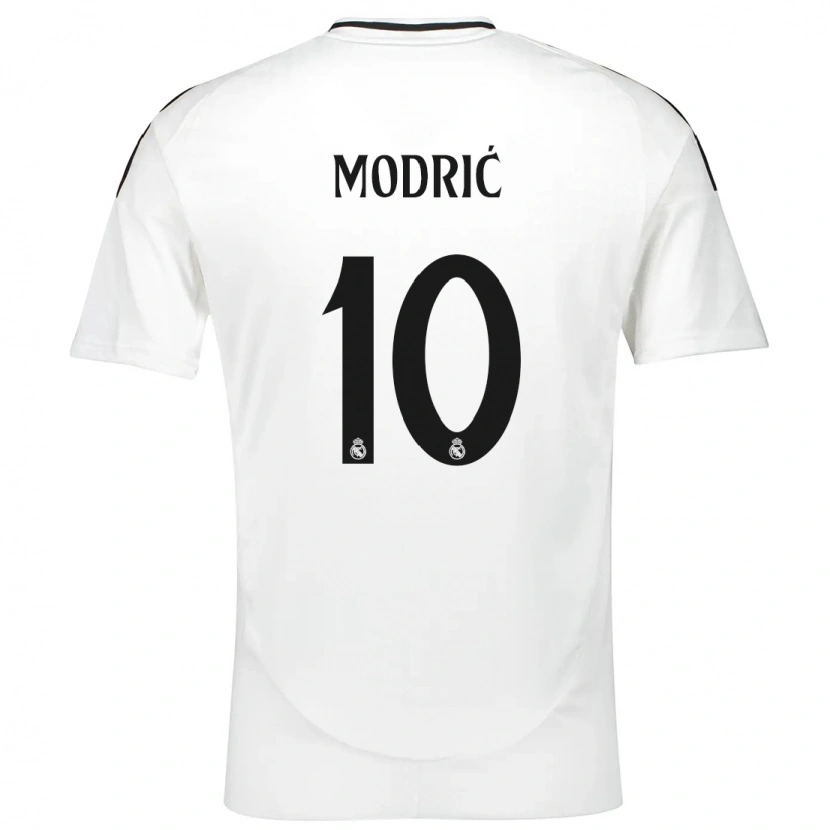 Danxen Men Luka Modric #10 White Home Jersey 2024/25 T-Shirt