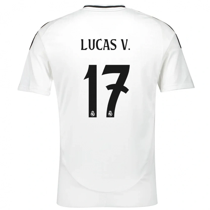 Danxen Men Lucas Vázquez #17 White Home Jersey 2024/25 T-Shirt