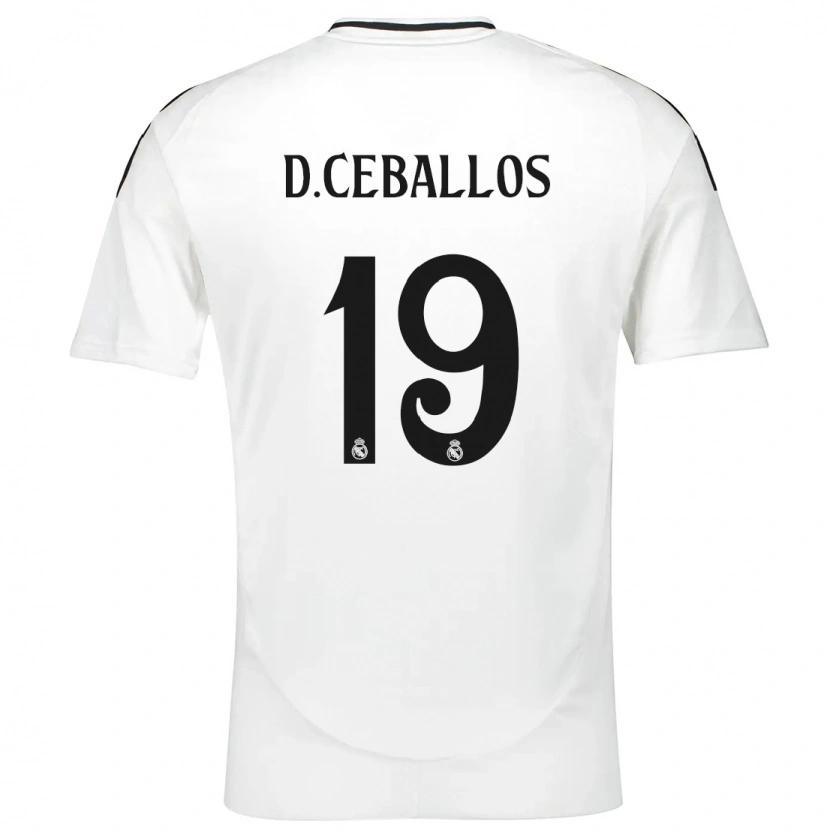 Danxen Men Dani Ceballos #19 White Home Jersey 2024/25 T-Shirt