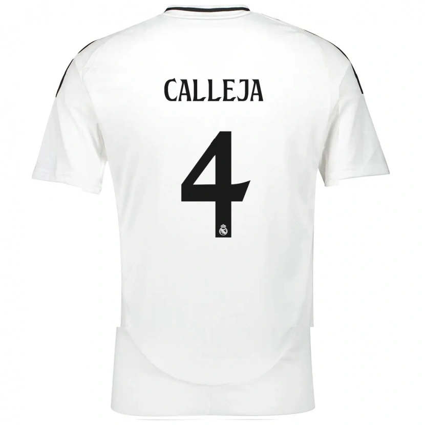 Danxen Men Jaime Calleja #4 White Home Jersey 2024/25 T-Shirt