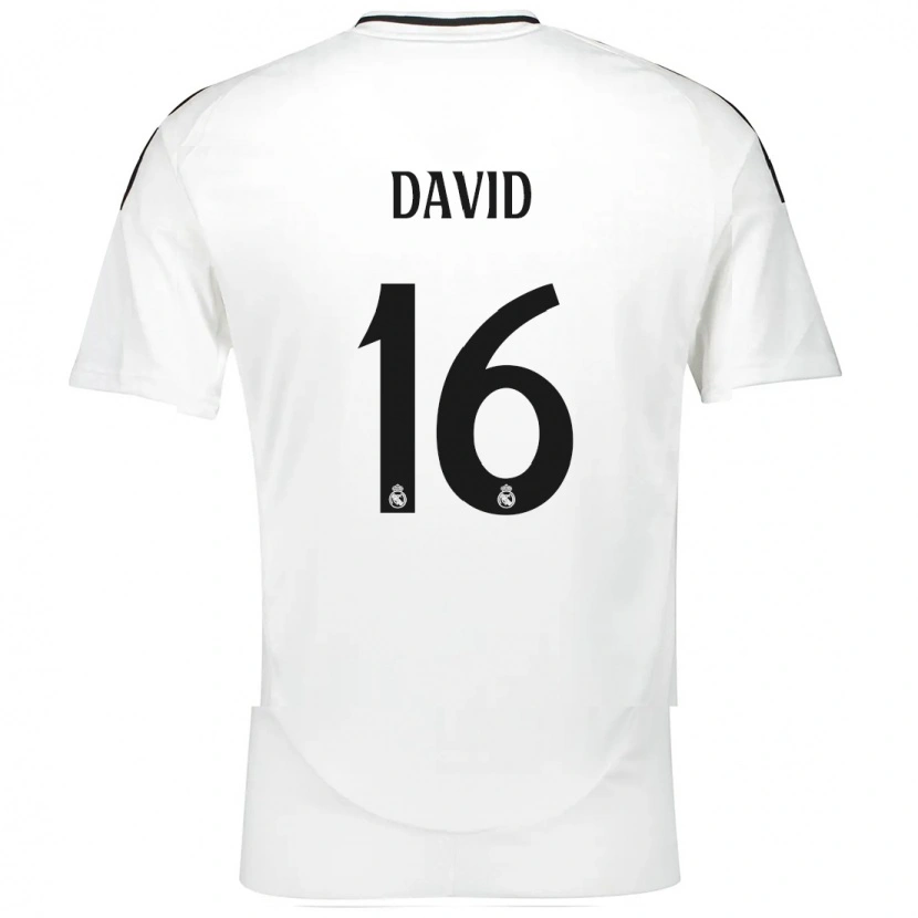 Danxen Men Antonio David #16 White Home Jersey 2024/25 T-Shirt