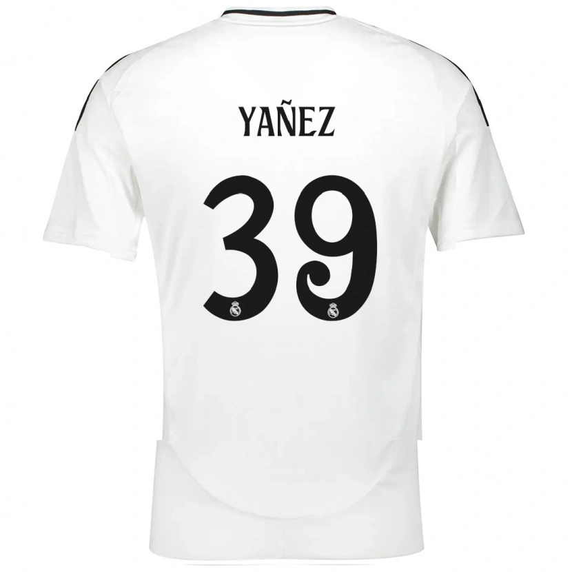 Danxen Men Daniel Yañez #39 White Home Jersey 2024/25 T-Shirt