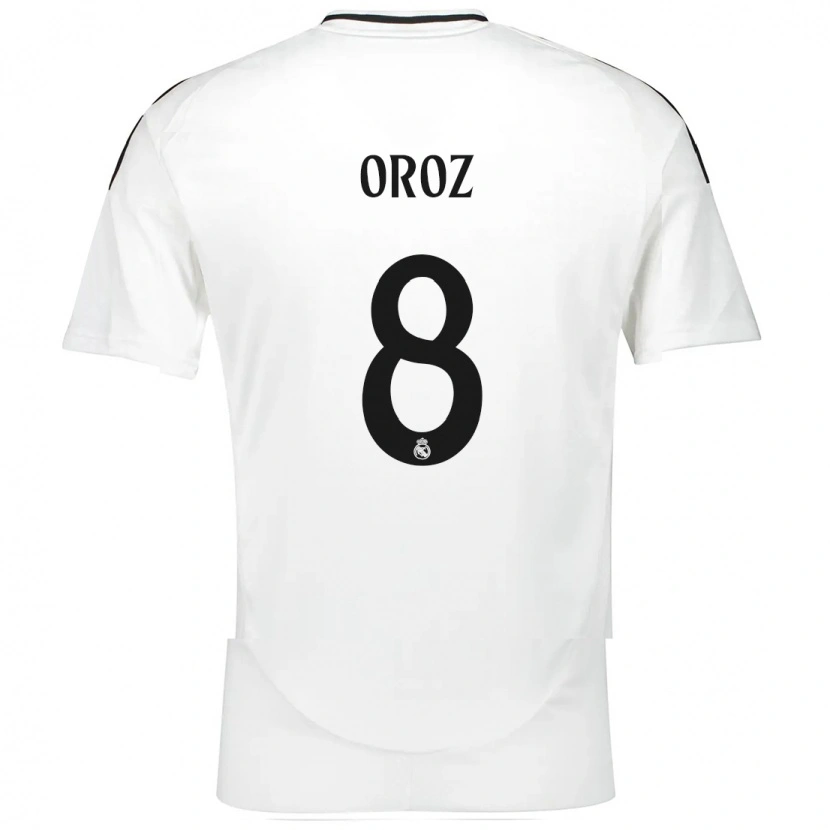 Danxen Men Maite Oroz #8 White Home Jersey 2024/25 T-Shirt