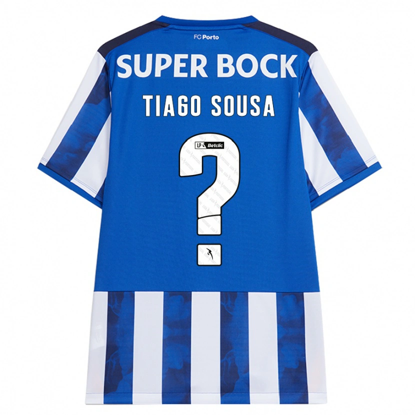 Danxen Men Tiago Sousa #0 Blue White Home Jersey 2024/25 T-Shirt