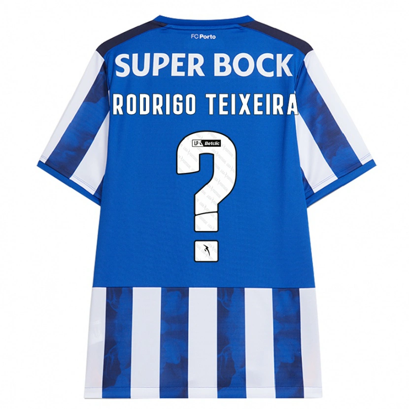 Danxen Men Rodrigo Teixeira #0 Blue White Home Jersey 2024/25 T-Shirt