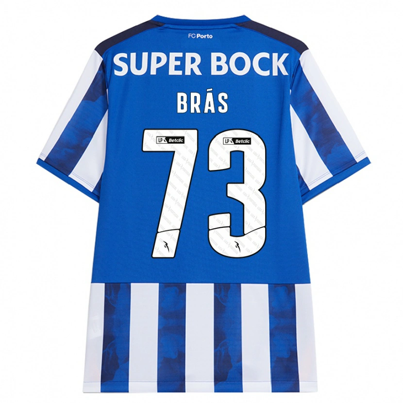 Danxen Men Gabi Brás #73 Blue White Home Jersey 2024/25 T-Shirt