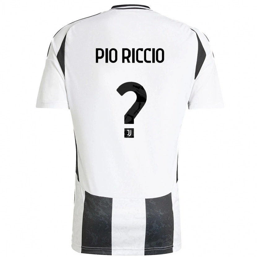 Danxen Men Alessandro Pio Riccio #0 White Black Home Jersey 2024/25 T-Shirt