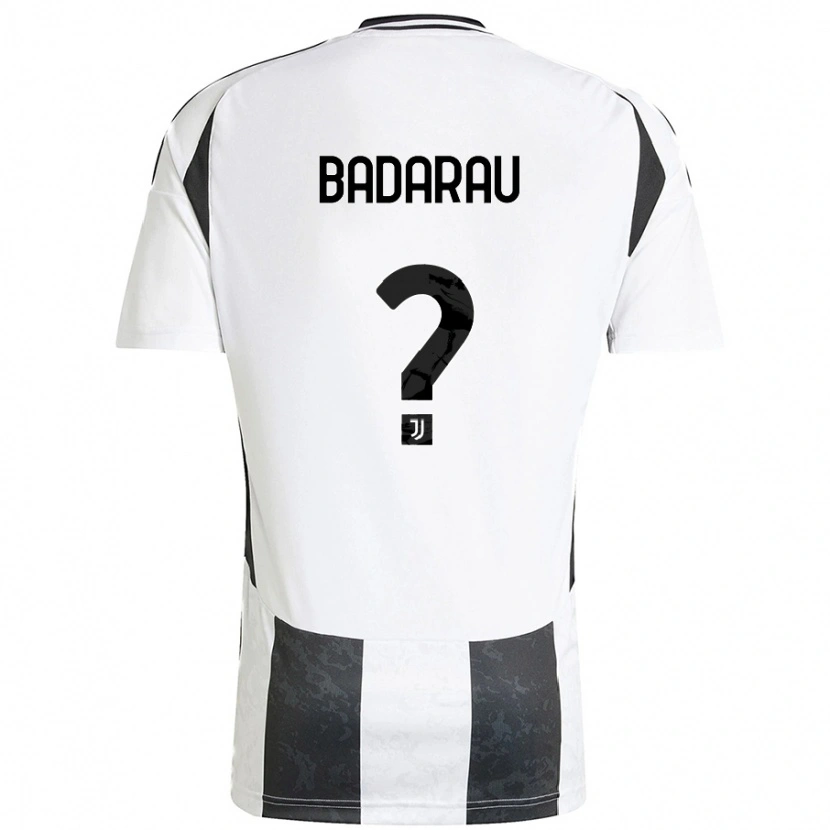 Danxen Men Fabio Bădărău #0 White Black Home Jersey 2024/25 T-Shirt