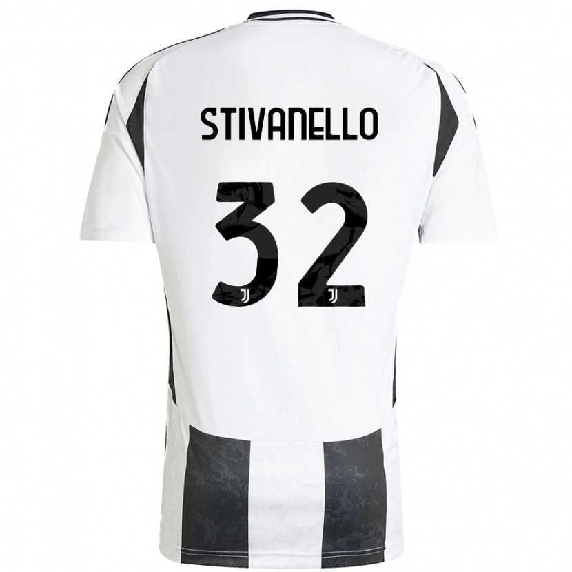 Danxen Men Riccardo Stivanello #32 White Black Home Jersey 2024/25 T-Shirt