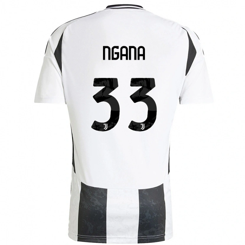 Danxen Men Valdes Ngana #33 White Black Home Jersey 2024/25 T-Shirt