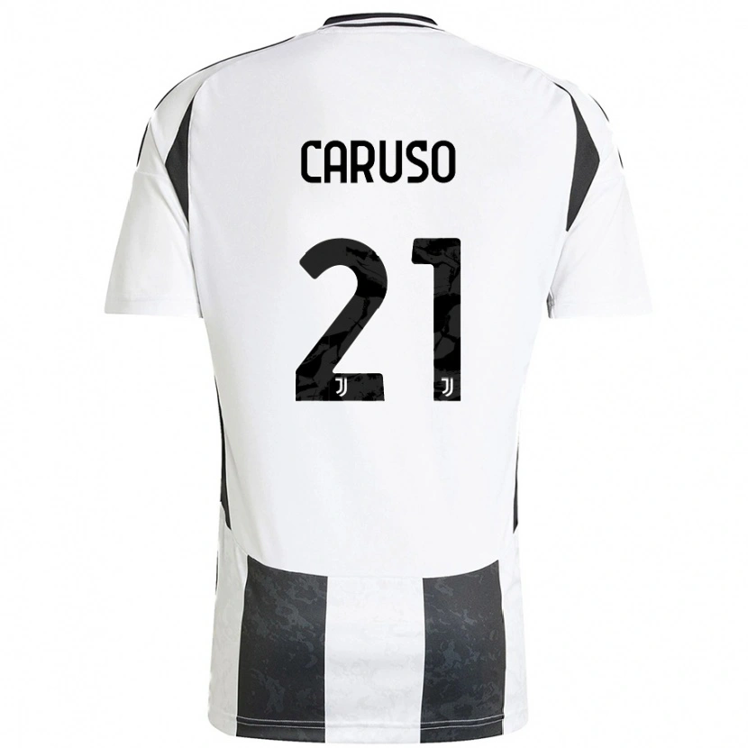 Danxen Men Arianna Caruso #21 White Black Home Jersey 2024/25 T-Shirt