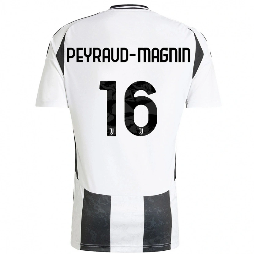 Danxen Men Pauline Peyraud-Magnin #16 White Black Home Jersey 2024/25 T-Shirt