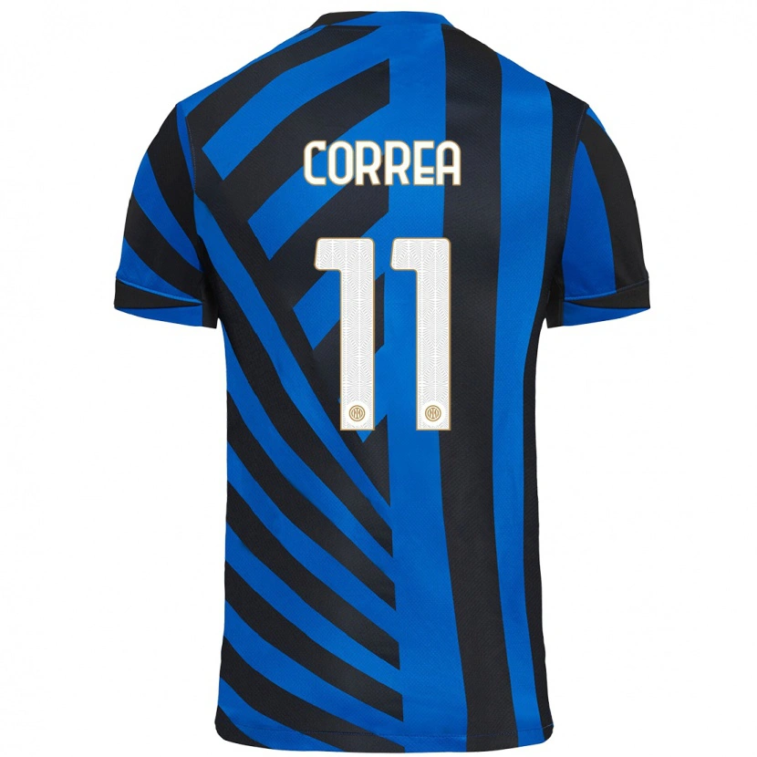 Danxen Men Joaquín Correa #11 Blue Black Home Jersey 2024/25 T-Shirt