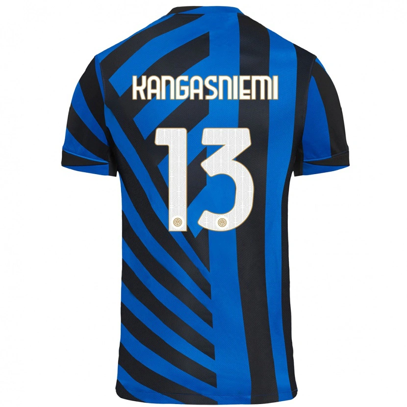 Danxen Men Ilari Kangasniemi #13 Blue Black Home Jersey 2024/25 T-Shirt