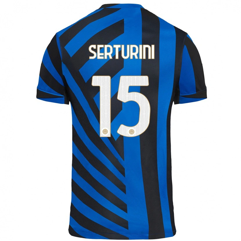 Danxen Men Annamaria Serturini #15 Blue Black Home Jersey 2024/25 T-Shirt