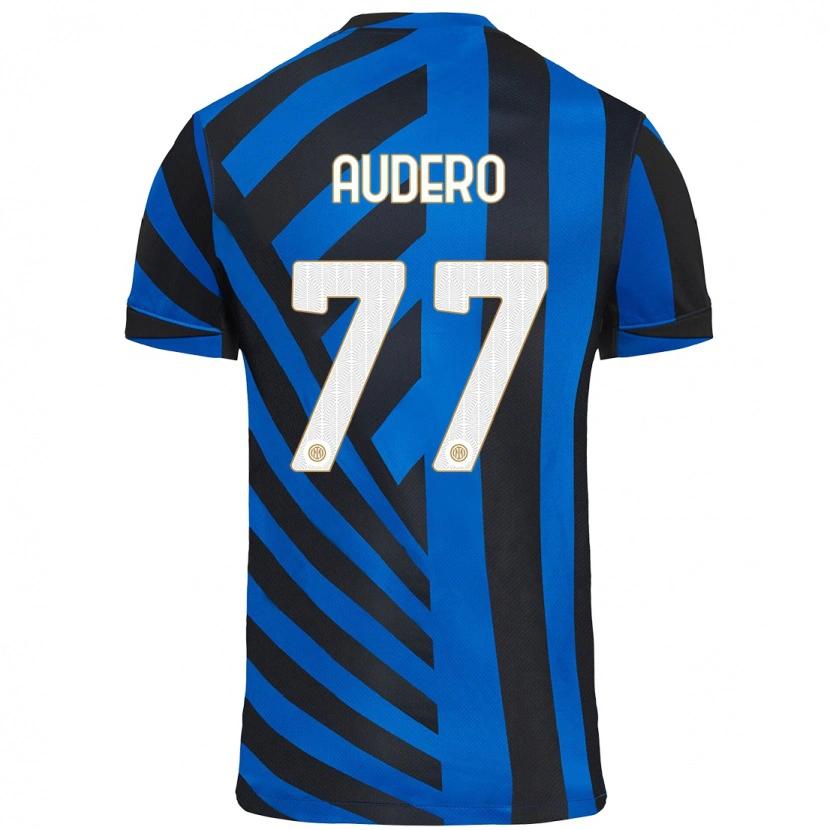 Danxen Men Emil Audero #77 Blue Black Home Jersey 2024/25 T-Shirt