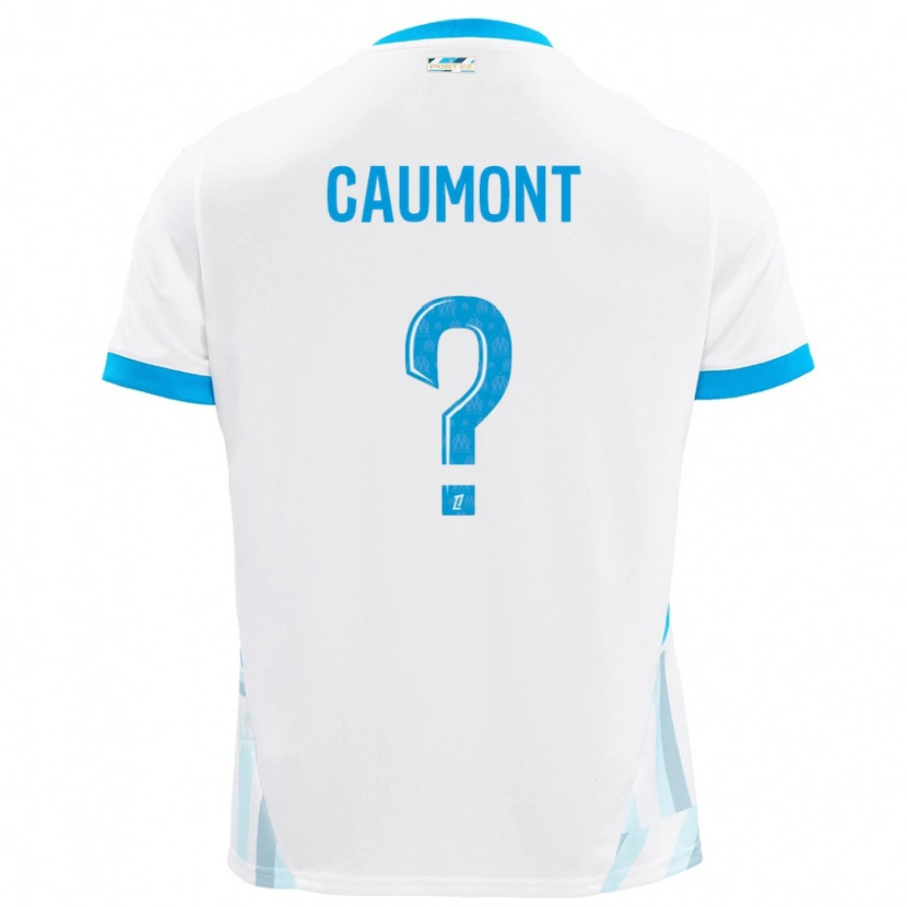 Danxen Men Enzo Caumont #0 White Sky Blue Home Jersey 2024/25 T-Shirt