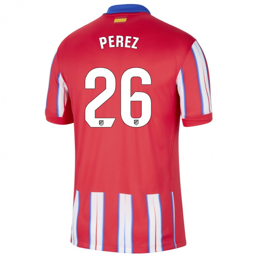 Danxen Men Xenia Perez #26 Red White Blue Home Jersey 2024/25 T-Shirt