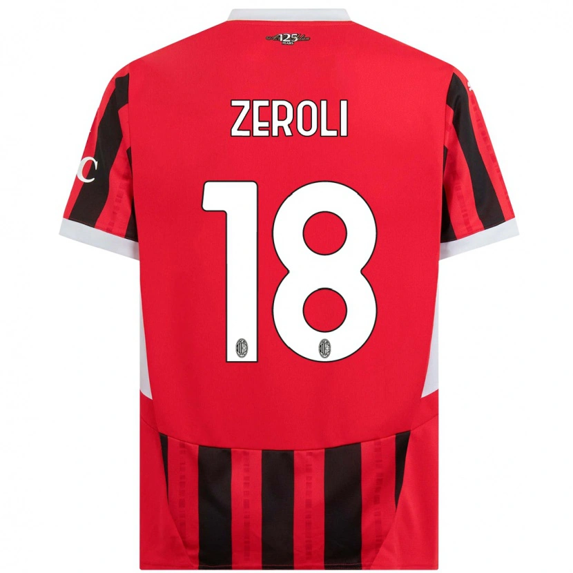 Danxen Men Kevin Zeroli #18 Red Black Home Jersey 2024/25 T-Shirt