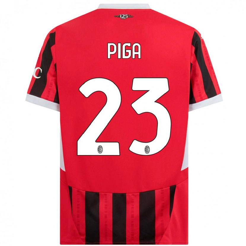 Danxen Men Julie Piga #23 Red Black Home Jersey 2024/25 T-Shirt