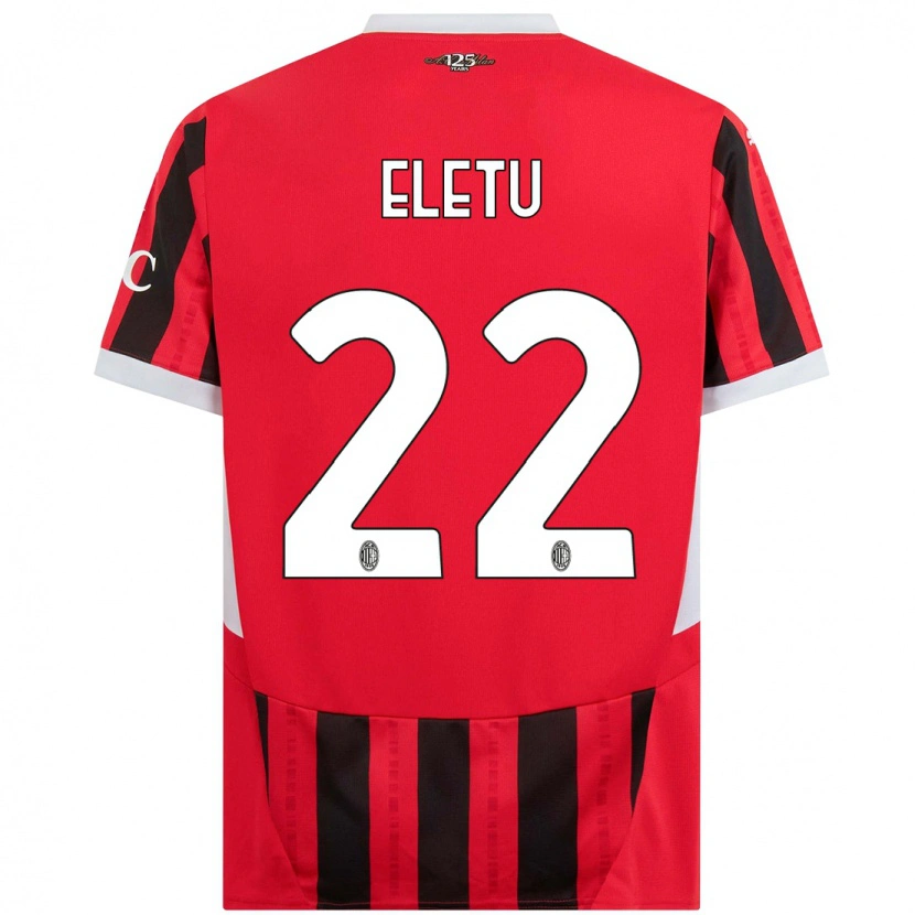 Danxen Men Victor Eletu #22 Red Black Home Jersey 2024/25 T-Shirt