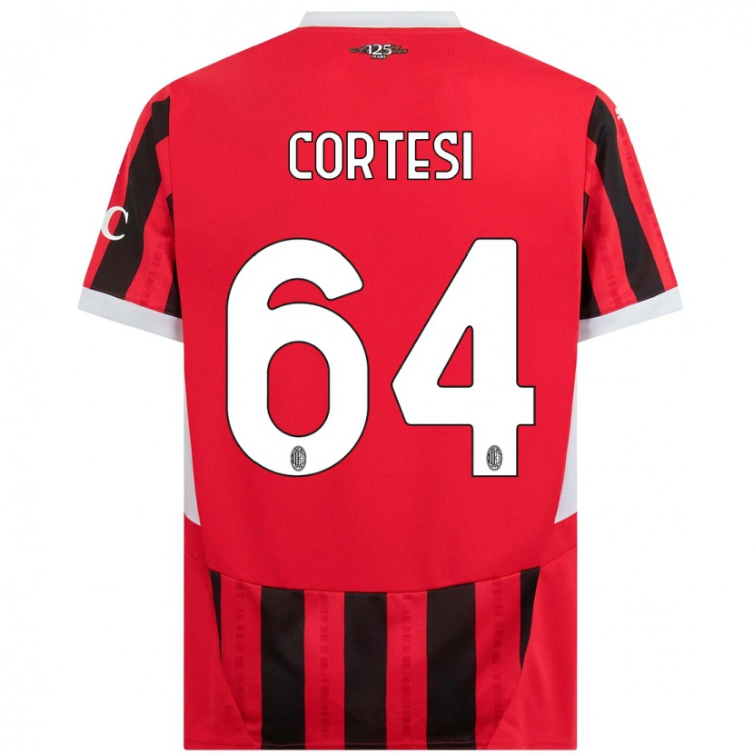 Danxen Men Selena Cortesi #64 Red Black Home Jersey 2024/25 T-Shirt