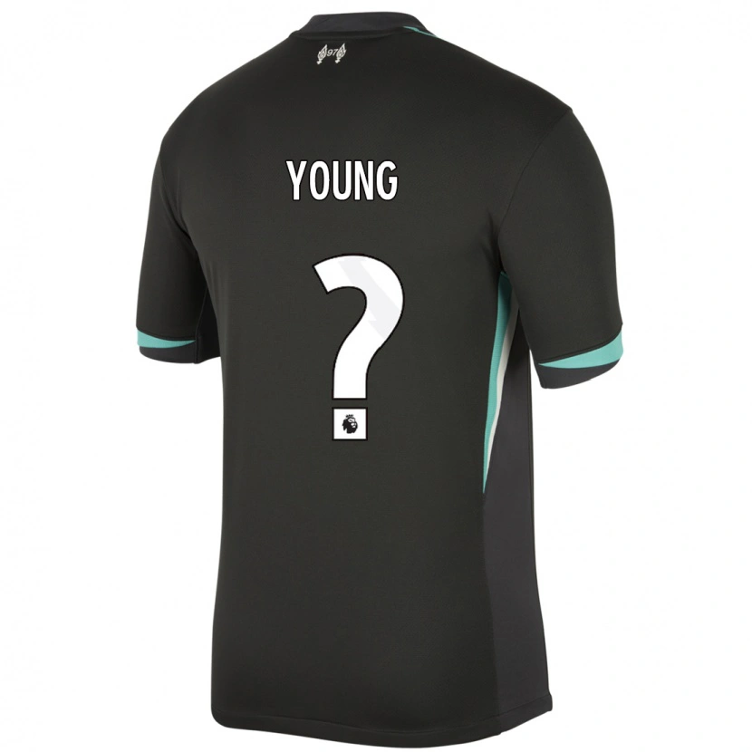 Danxen Men Ranel Young #0 Black Anthracite White Away Jersey 2024/25 T-Shirt