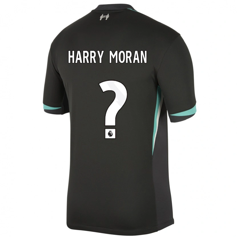 Danxen Men Harry Moran #0 Black Anthracite White Away Jersey 2024/25 T-Shirt