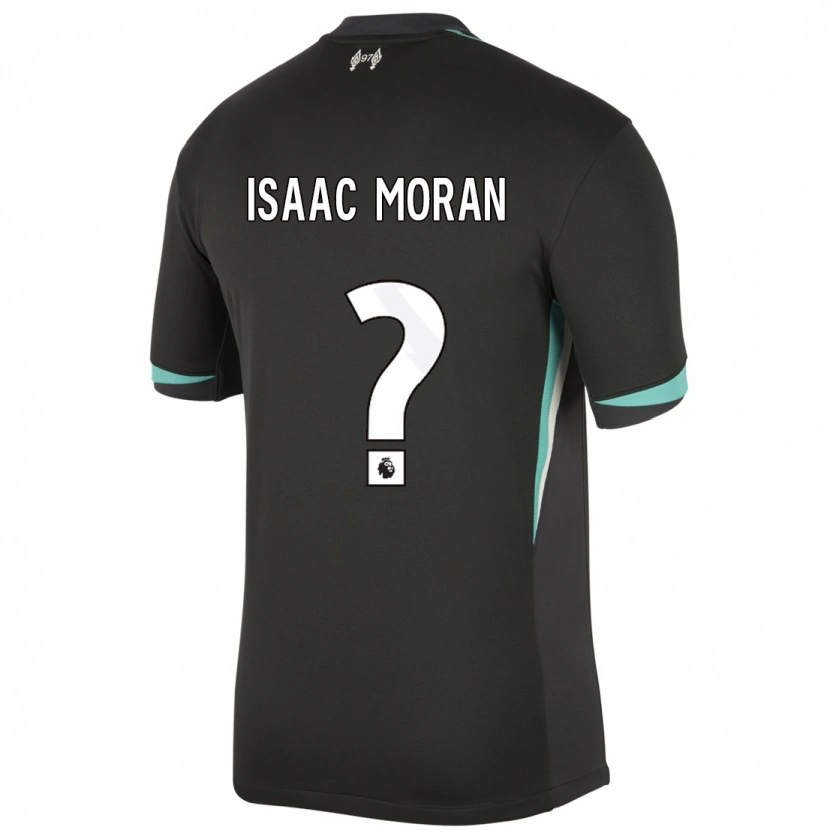 Danxen Men Isaac Moran #0 Black Anthracite White Away Jersey 2024/25 T-Shirt