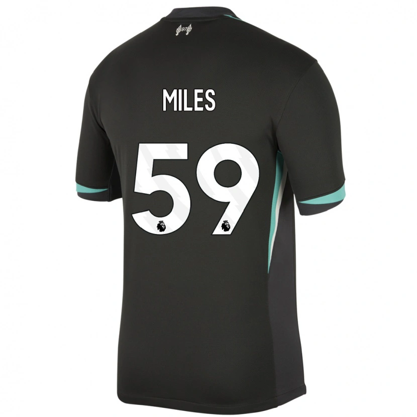 Danxen Men Terence Miles #59 Black Anthracite White Away Jersey 2024/25 T-Shirt