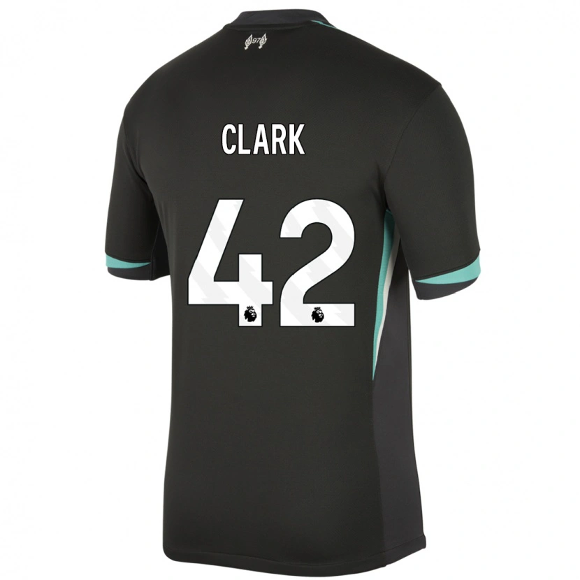 Danxen Men Bobby Clark #42 Black Anthracite White Away Jersey 2024/25 T-Shirt