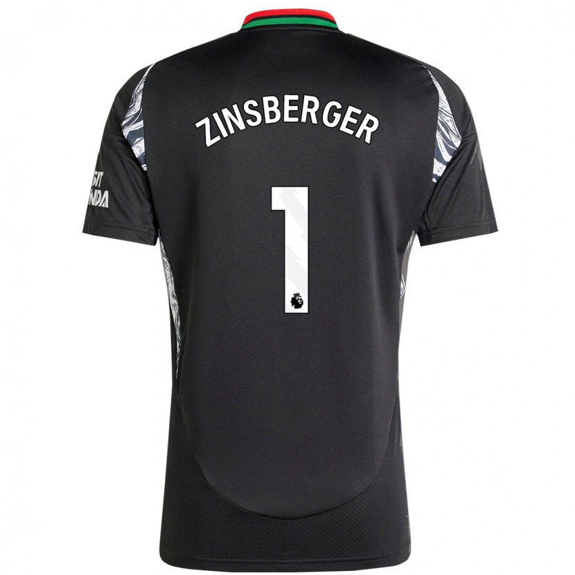 Danxen Men Manuela Zinsberger #1 Black Away Jersey 2024/25 T-Shirt