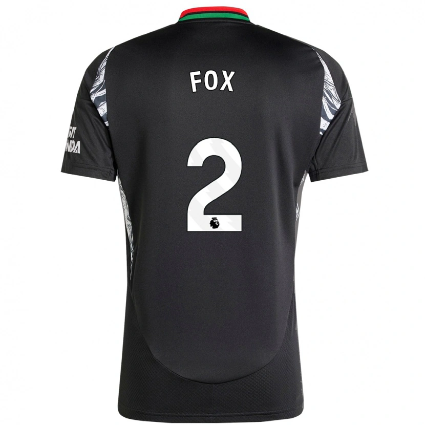 Danxen Men Emily Fox #2 Black Away Jersey 2024/25 T-Shirt