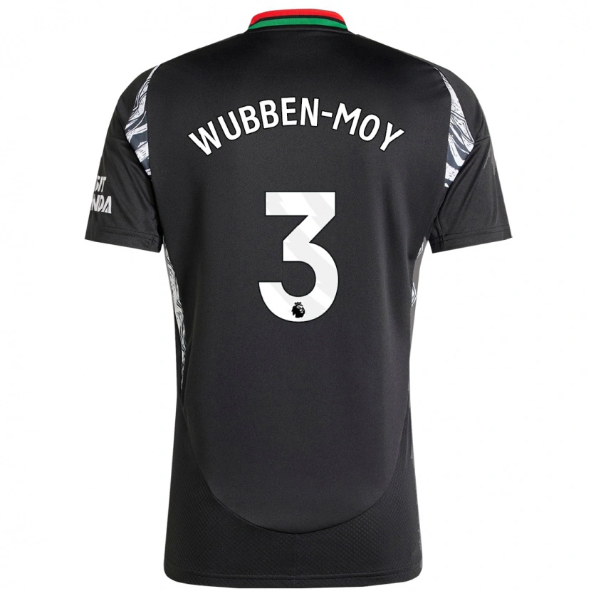 Danxen Men Lotte Wubben-Moy #3 Black Away Jersey 2024/25 T-Shirt