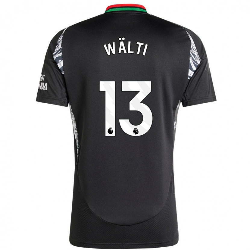 Danxen Men Lia Wälti #13 Black Away Jersey 2024/25 T-Shirt