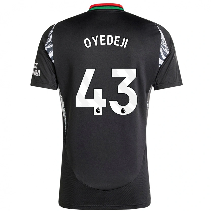 Danxen Men Nathan Butler Oyedeji #43 Black Away Jersey 2024/25 T-Shirt