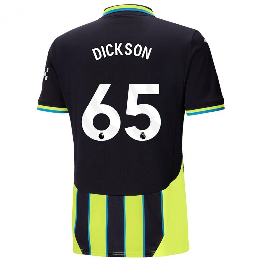 Danxen Men Will Dickson #65 Blue Yellow Away Jersey 2024/25 T-Shirt