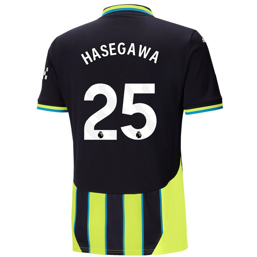 Danxen Men Yui Hasegawa #25 Blue Yellow Away Jersey 2024/25 T-Shirt