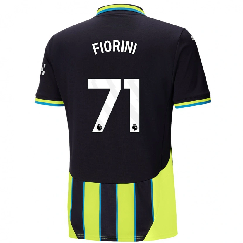 Danxen Men Lewis Fiorini #71 Blue Yellow Away Jersey 2024/25 T-Shirt