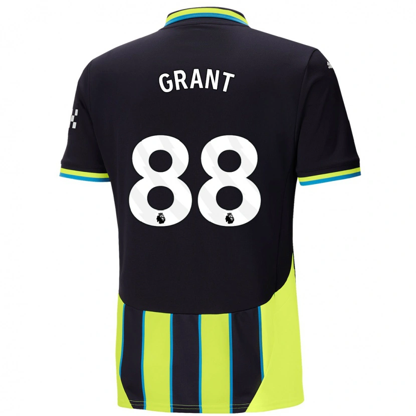 Danxen Men True Grant #88 Blue Yellow Away Jersey 2024/25 T-Shirt