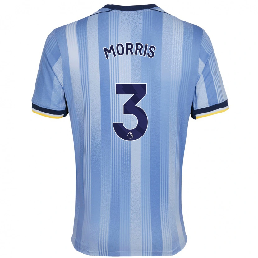 Danxen Men Ella Morris #3 Light Blue Away Jersey 2024/25 T-Shirt