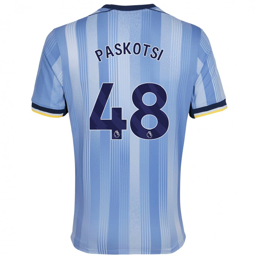 Danxen Men Maksim Paskotsi #48 Light Blue Away Jersey 2024/25 T-Shirt