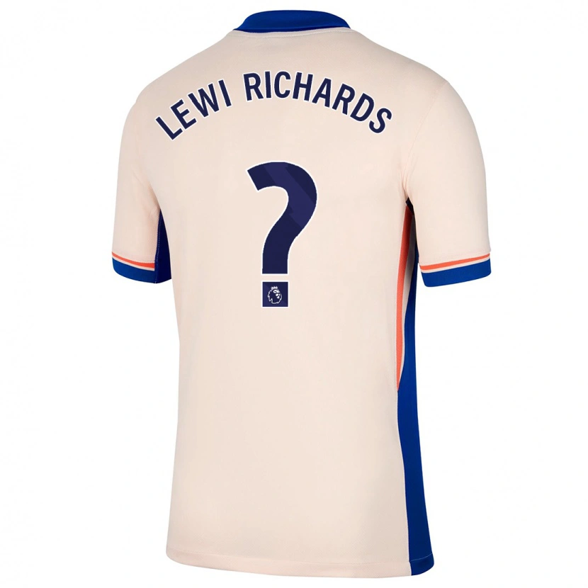 Danxen Men Lewi Richards #0 Light Beige Away Jersey 2024/25 T-Shirt