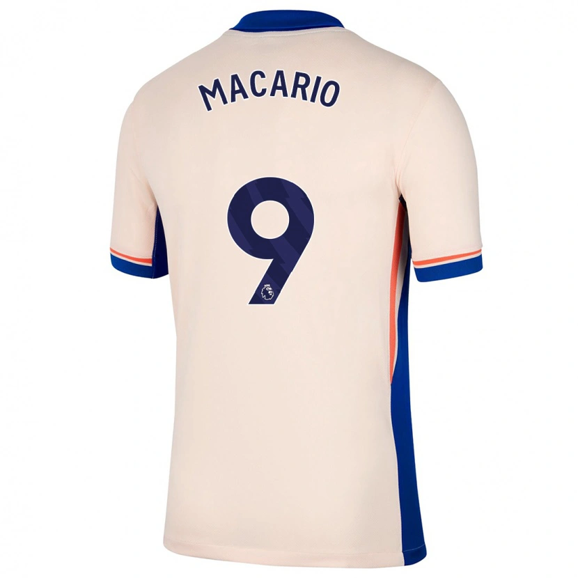 Danxen Men Catarina Macario #9 Light Beige Away Jersey 2024/25 T-Shirt