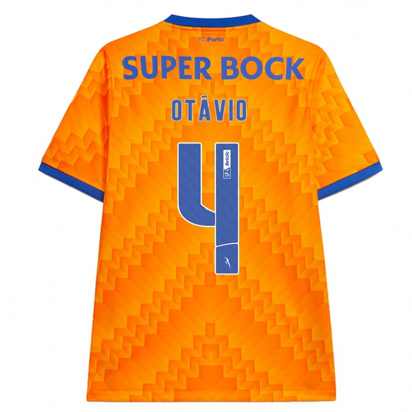 Danxen Men Otávio #4 Orange Away Jersey 2024/25 T-Shirt