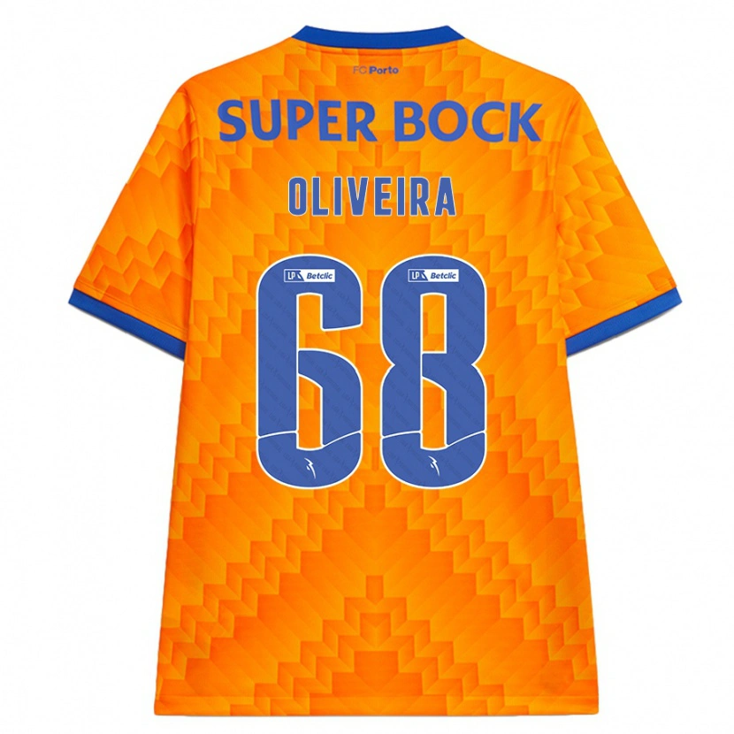 Danxen Men André Oliveira #68 Orange Away Jersey 2024/25 T-Shirt