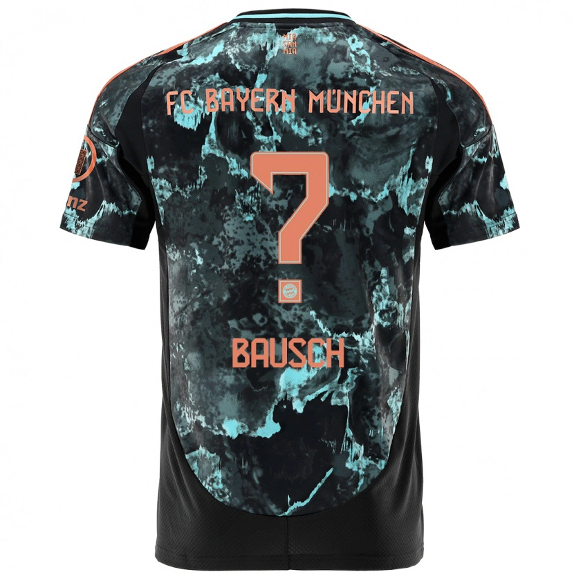 Danxen Men David Bausch #0 Black Away Jersey 2024/25 T-Shirt