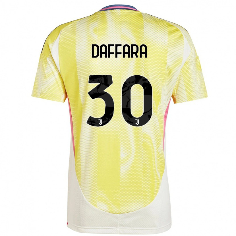 Danxen Men Giovanni Daffara #30 Solar Yellow Away Jersey 2024/25 T-Shirt