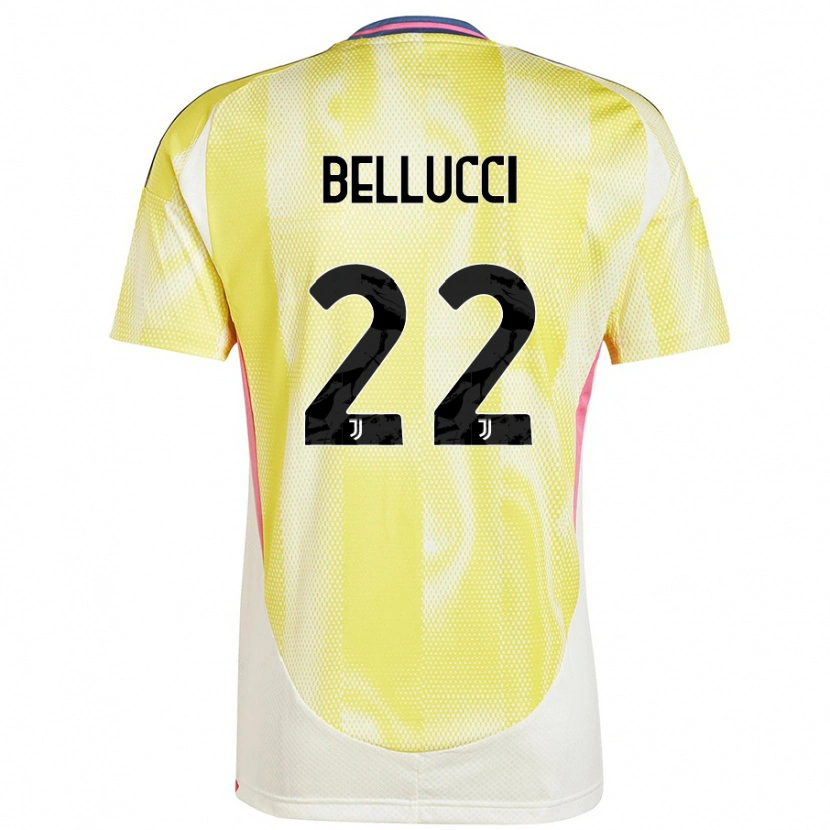 Danxen Men Melissa Bellucci #22 Solar Yellow Away Jersey 2024/25 T-Shirt