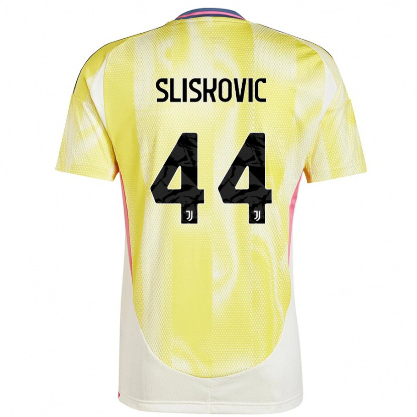 Danxen Men Gloria Slišković #44 Solar Yellow Away Jersey 2024/25 T-Shirt